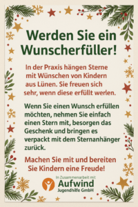 Weichnachtssteren Wunscherfüllung