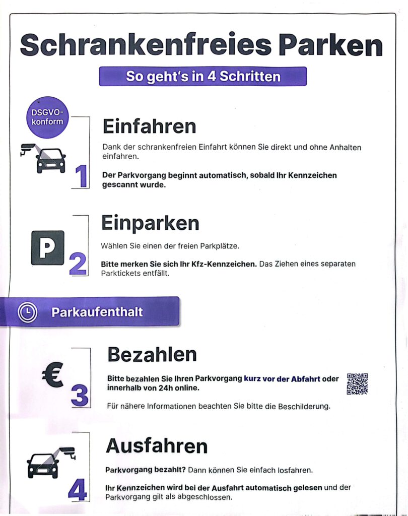 Parkgebühren bezahlen